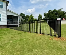 Custom fence installation